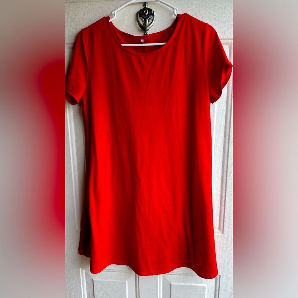 Red Tshirt Dress
